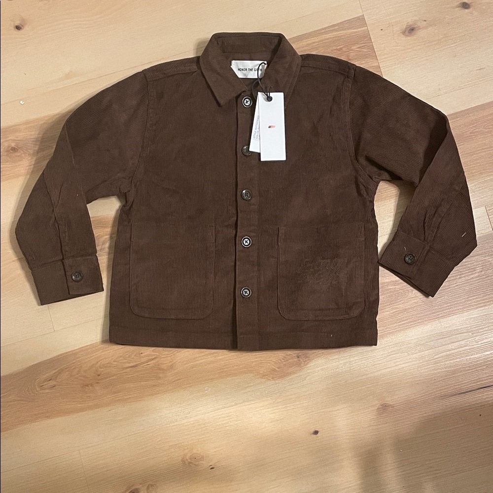 Brown Kids Corduroy Jacket